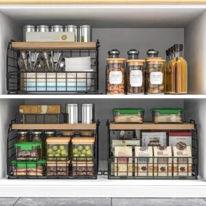 Alternative view of 2-Tier Wire Storage Baskets