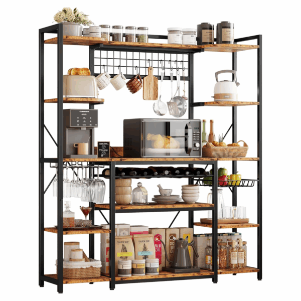 62" Kitchen Rack with Outlet