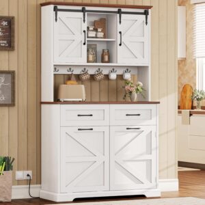 Alternative view of Pantry Cabinet with Microwave Stand