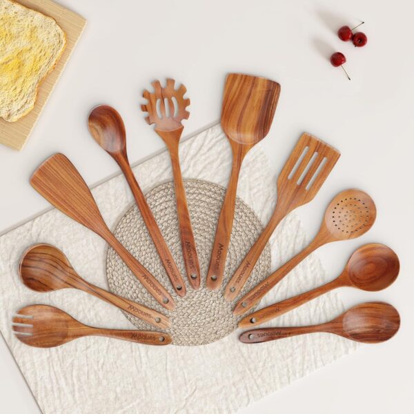 Wooden Spoons Cooking Set